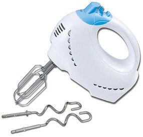 Миксер SAPIR SP 1110 GPO, 200W, 4 бъркалки, 5 скорости + Турбо, Бял/син