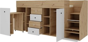 Многофункционално легло Smart III-Right-Leuko