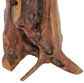 281653 vidaXL Маса за кафе, 40x40 см, тиково дърво масив