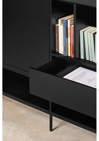 Черен скрин 220x98x45 cm Platt – Teulat