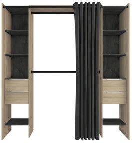 Гардероб Dande-Sonoma - Black