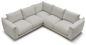 Светлосив ъглов диван Ernest – Bobochic Paris