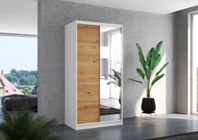 Гардероб Orianno 100 Sliding-White-Artisan