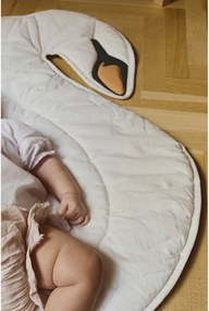 Кремаво детско килимче за игра 100x110 cm Swan – Lorena Canals