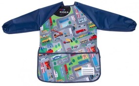 Kidea - Престилка за творчески дейности с ръкави синя