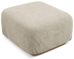 Бежова модулна табуретка от букле Ailani – Makamii