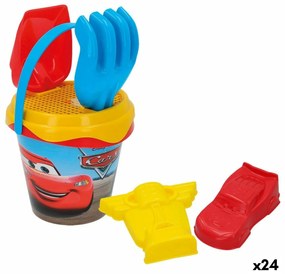 Комплект плажни играчки Cars Ø 14 cm (24 броя)