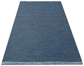 Син нехлъзгащ се килим, подходящ за коридор Ширина: 80 см | Дължина: 150 см