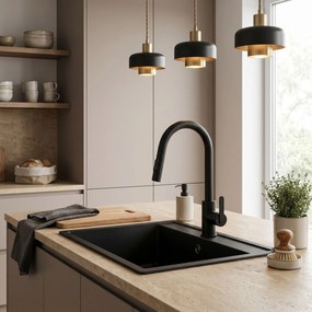 Смесител за кухня REA Ontario Black