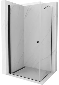 Mexen Pretoria душ кабина с дръжка 90 x 100 см, прозрачна, черна - 852-090-100-70-00