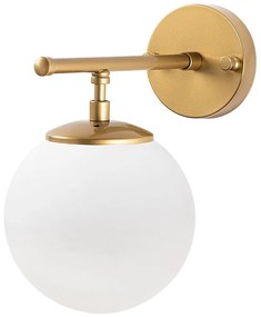 Бяла/в месингов цвят стенна лампа Roe – Opviq lights