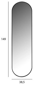 Огледало HM9581.01 черен цвят