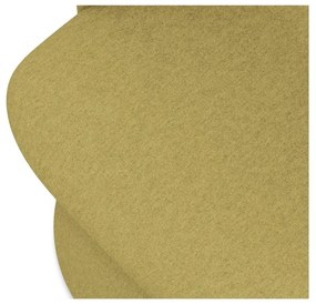 Жълт тапициран трапезен стол Kalo – Makamii