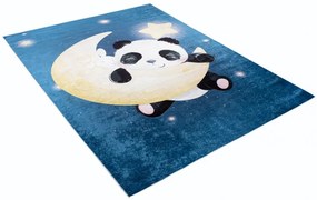 Детски килим с мотив на панда на луната Ширина: 120 см | Дължина: 170 см