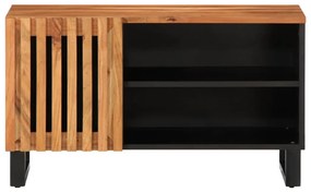 377510 vidaXL ТВ шкаф, 80x34x46 см, акациево дърво масив