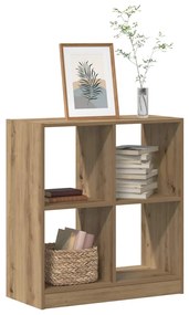 852815 vidaXL Библиотека, дъб артизан, 68,5x32x75 см, инженерно дърво