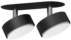 Brosline 3261 - Вградено точково осветително тяло DROP 2xGX53/9W/230V черно