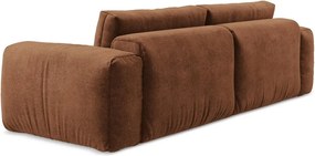 Теракотен шенилов сгъваем диван 275 cm Kuki – Makamii