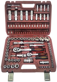 Гедоре комплект 108 бр. 1/2",1/4" Tресчотки CrV profesional