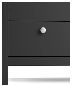 Черен висок скрин 82x99 cm Madrid – Tvilum