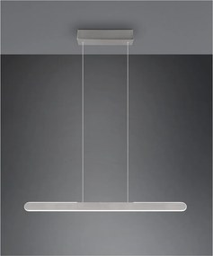 Светлосиво LED осветително тяло за окачване Helios - Trio