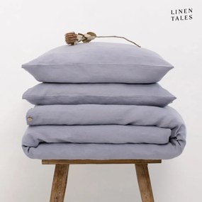 Светлосиво спално бельо от конопени влакна за двойно легло 200x200 cm - Linen Tales