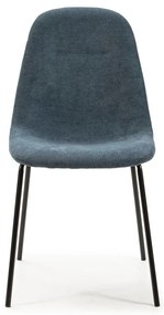 Сини трапезни столове в комплект от 4 бр. Renne – Marckeric