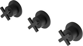 Смесител за вграждане Elle Cross La Torre III-черен