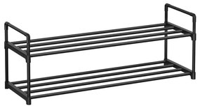 Шкаф за обувки ALVORO, черен