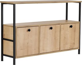 Конзолна маса от декор от дъб в светло естествен цвят 29,5x120 cm Solace – Kalune Design