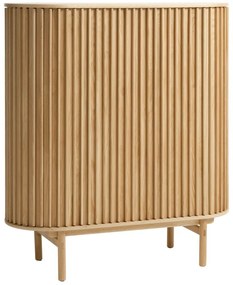 Шкаф от дъб в естествен цвят 110x125 cm Carno - Unique Furniture