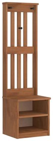 4010478 vidaXL L Дърво за антре SANDNES 45x40x159,5 cm масивна дървесина бор