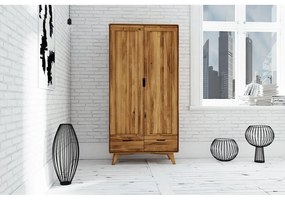 Дъбов гардероб 90x180 cm Greg - The Beds