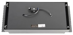 Комплект от 6 вградени прожектора черни AR111 въртящи се и накланящи се без рамки 2-светлини - Oneon