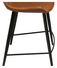 Светлокафяв бар стол от изкуствена кожа, височина 91 cm Hype - DAN-FORM Denmark