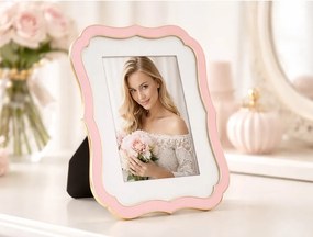 Светлорозова метално стояща рамка 17x22 cm Margot – Mauro Ferretti
