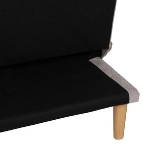 Светлосив шенилов разтегателен диван 178 cm – Ixia