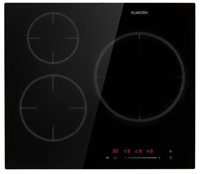 Klarstein Delicatessa 3, индукционен котлон, 3 зони, 5800 W, керамична повърхност, черна