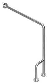 Опорна дръжка 23x86,6 см неръждаема стомана/сребрист