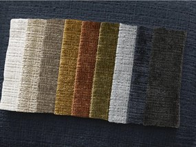 Тъмносиня шенилова табуретка Neil – Bobochic Paris