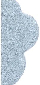 Светлосин ръчно изработен памучен детски килим подходящ за пране 70x100 cm Mini Dream – Lorena Canals