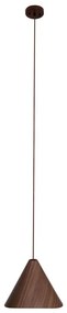 MAXLIGHT P0548 - Пендел SAKURA 1xE27/60W/230V Ø 33,5 см орех