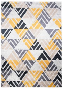 Отличителен модерен килим с геометрична шарка Ширина: 140 см | Дължина: 200 см