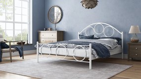 Легло Orpheus-90x200-White-Με ποδαρικό