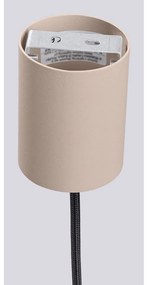 Кафяво-сиво висящо осветително тяло със стъклен абажур ø 12 cm Orbital – Sollux