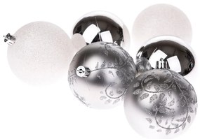 Пластмасови коледни топки в комплект 6 бр. ø 8 cm – Dakls