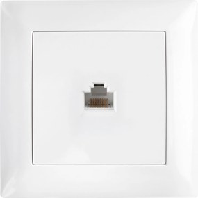 Розетка RJ45 с Рамка OSTE JNH010-S WHITE