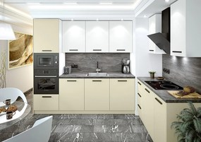 Кухня МДФ мат 242/142