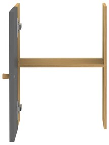 Тъмно сив компонент с врата 33x43 cm Z Cube - Tenzo