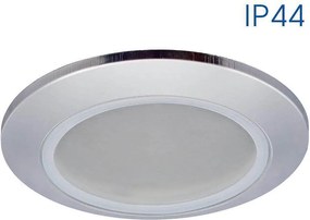 Луна за вграждане EDI, хром, IP44, 1xGU10